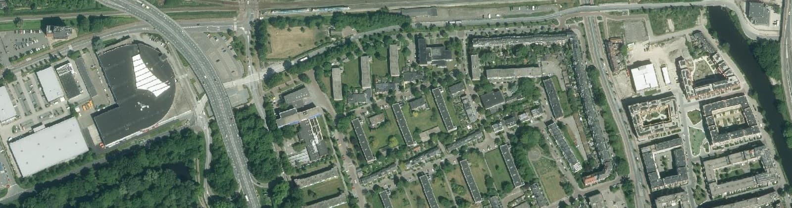 Luchtfoto van Laanhuizen