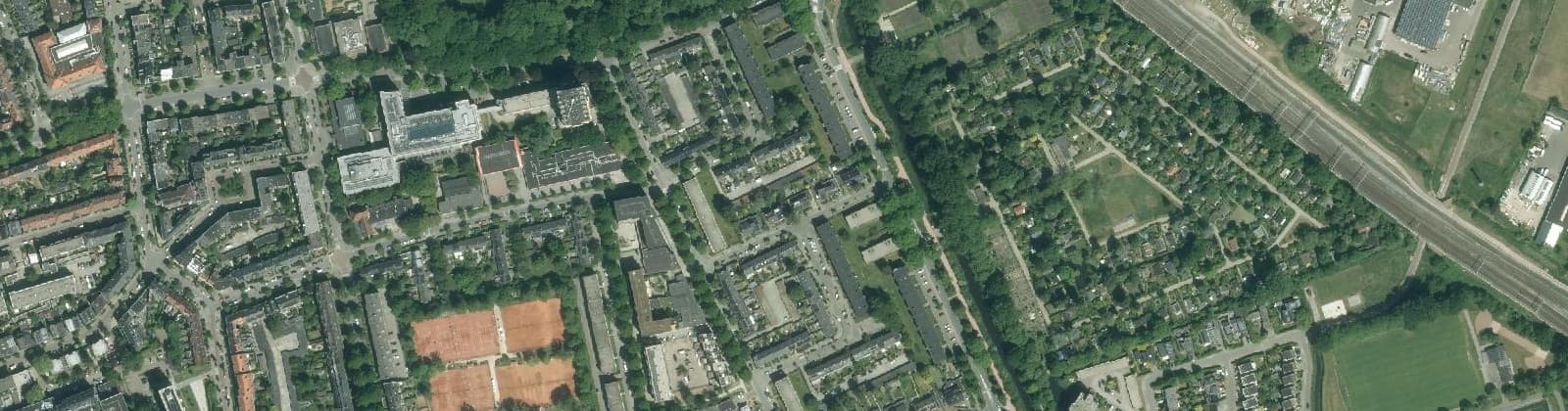 Luchtfoto van Coendersborg