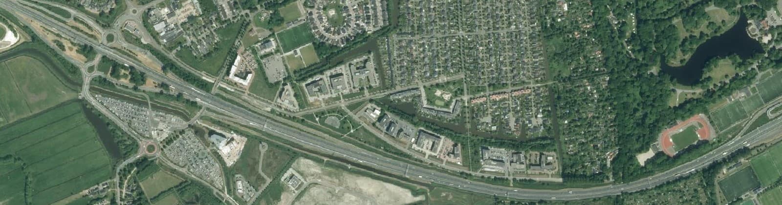 Luchtfoto van Kranenburg