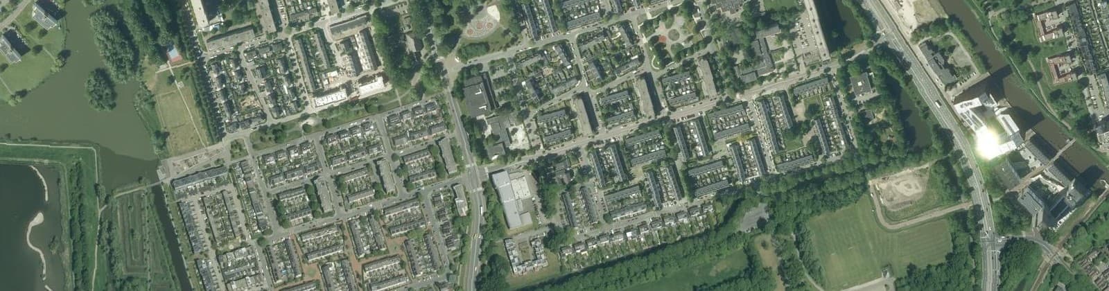 Luchtfoto van Vinkhuizen-Zuid
