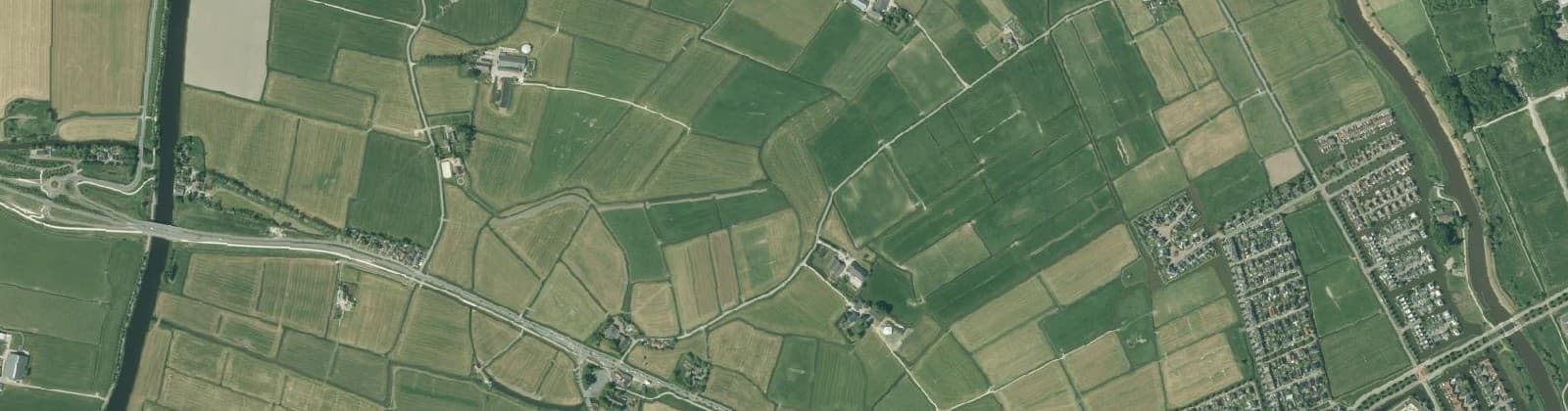 Luchtfoto van Dorkwerd