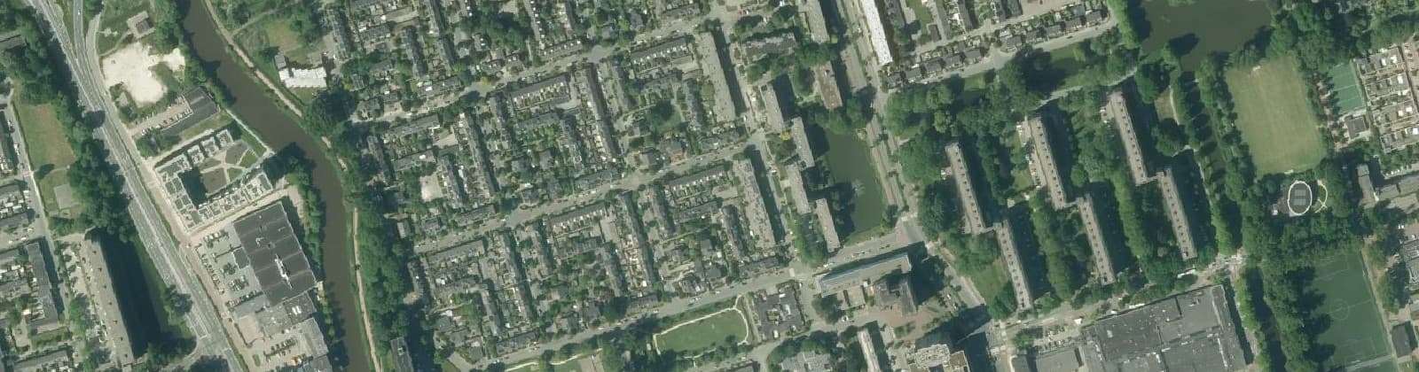Luchtfoto van Paddepoel-Noord