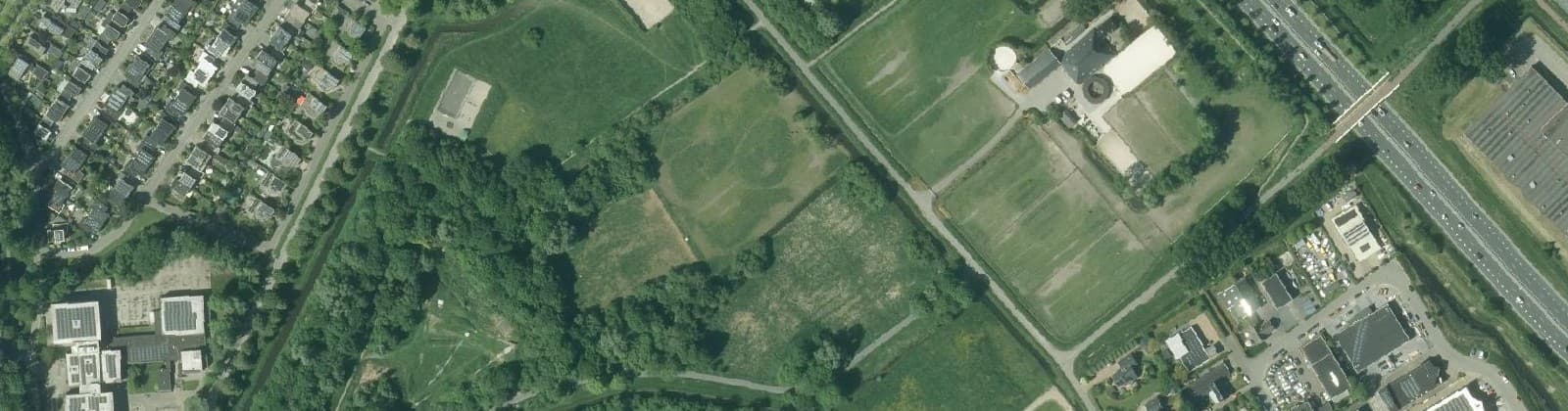 Luchtfoto van Hunzeboord
