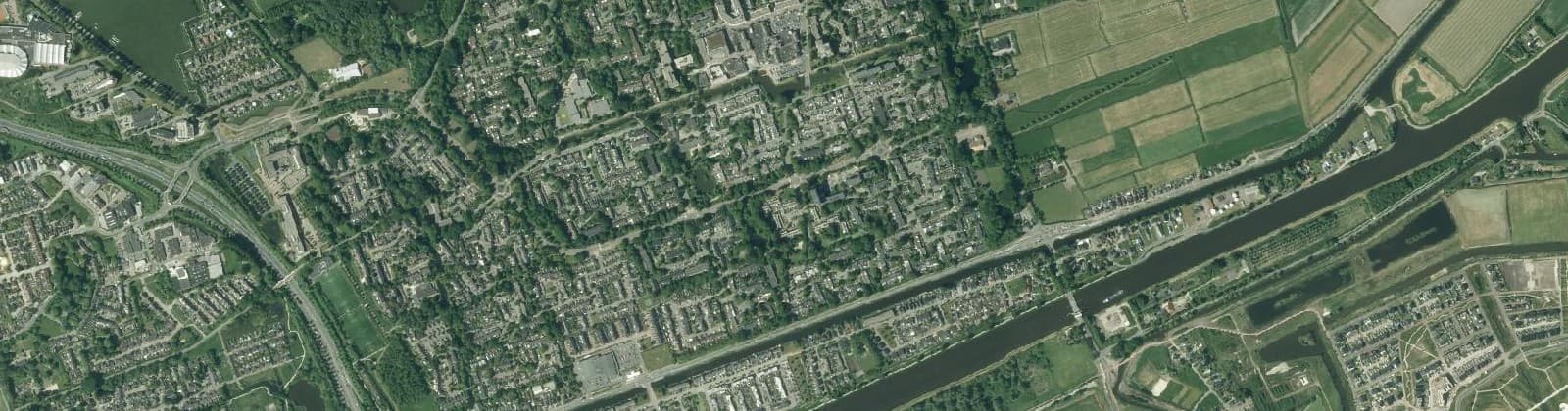 Luchtfoto van Lewenborg-Zuid
