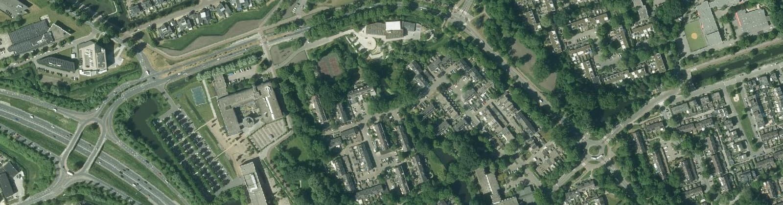 Luchtfoto van Lewenborg-West