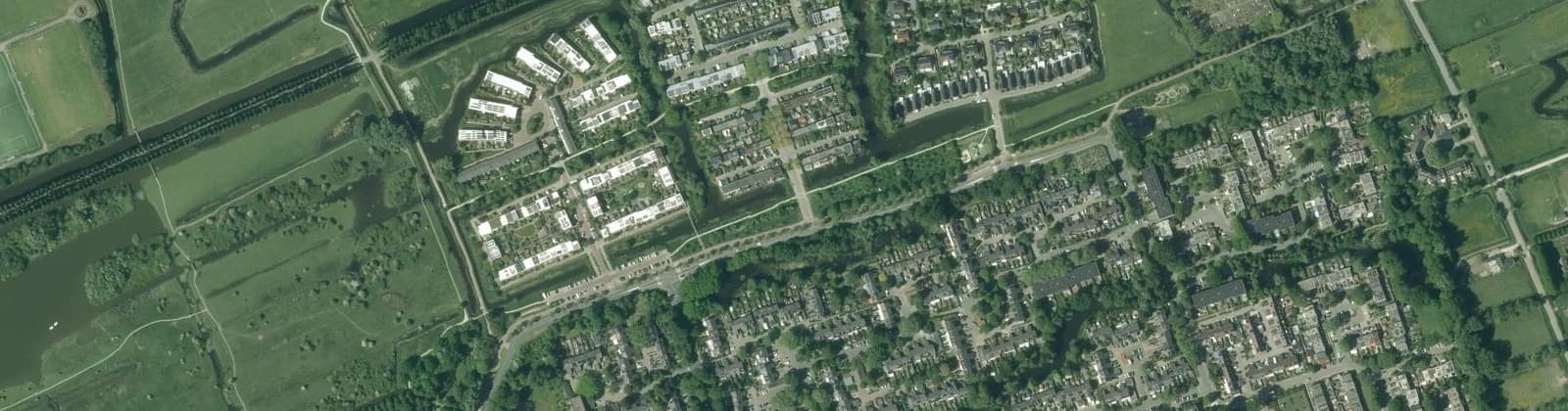 Luchtfoto van Drielanden