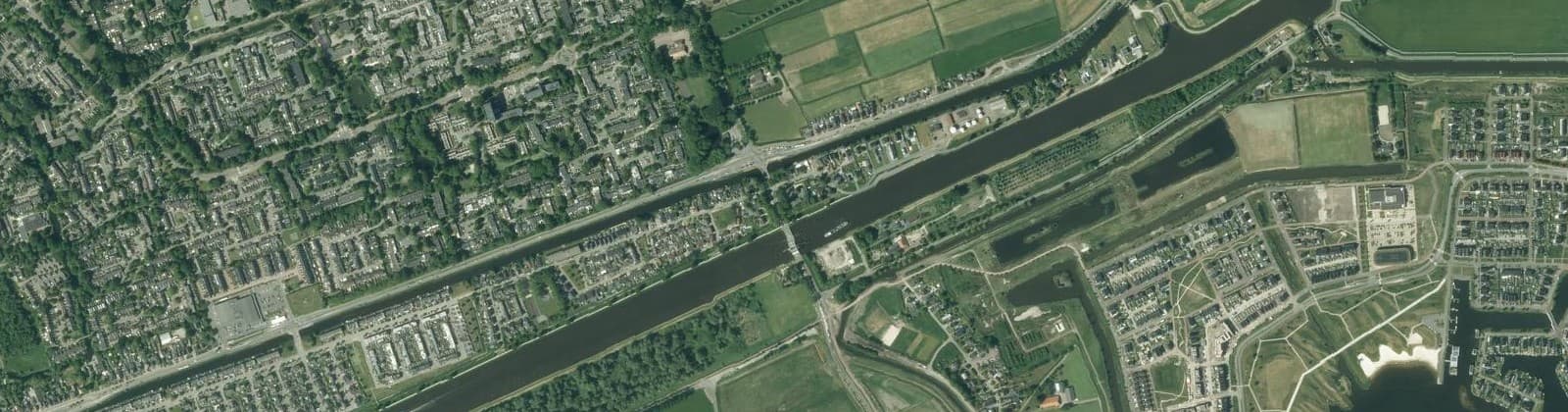 Luchtfoto van Ruischerbrug