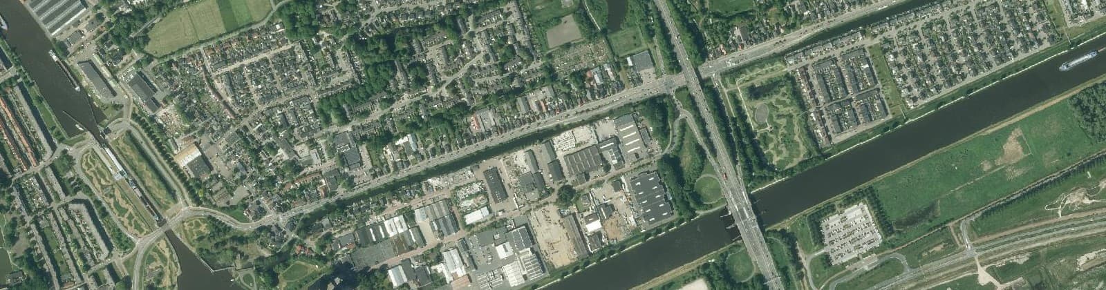 Luchtfoto van Oosterhoogebrug