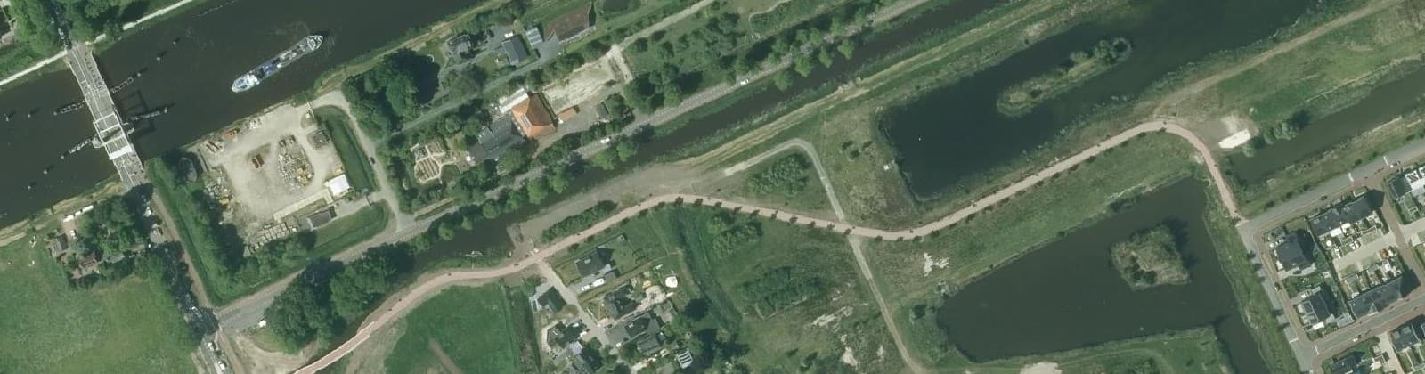 Luchtfoto van Klein Harkstede