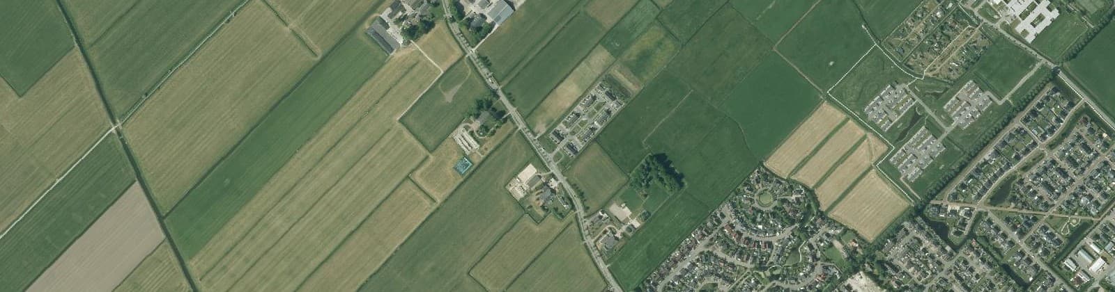Luchtfoto van Buitengebied Ten Boer-Noord