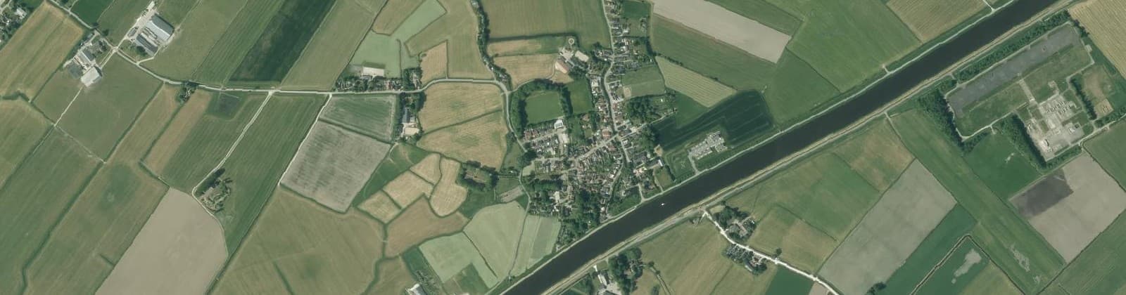 Luchtfoto van Woltersum