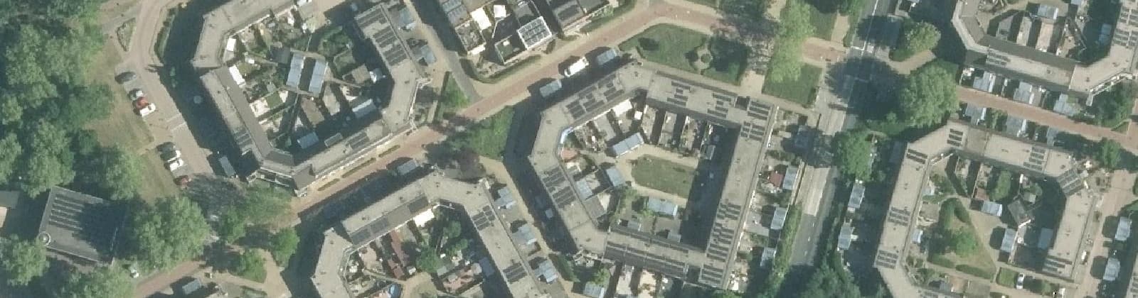 Luchtfoto van Schoolwerf