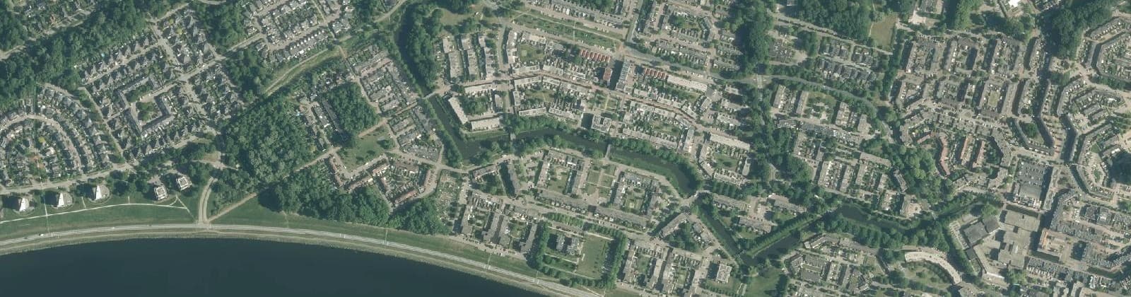 Luchtfoto van Hoekwierde, Kimwierde en Zandwierde