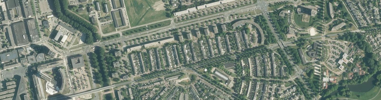Luchtfoto van Filmwijk Bouwrai Noord