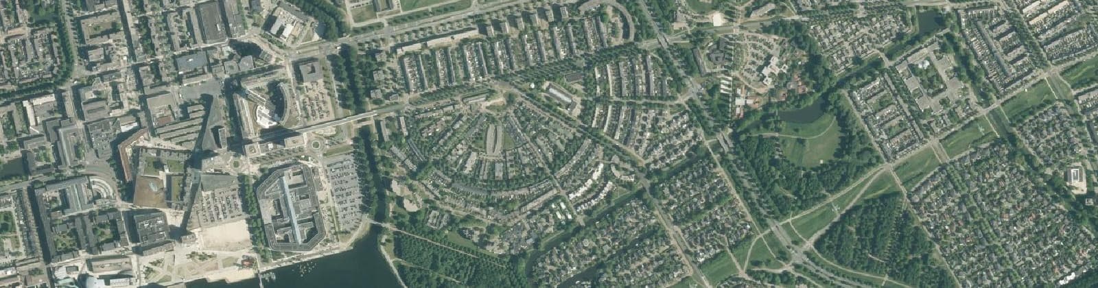 Luchtfoto van Filmwijk Bouwrai Zuid