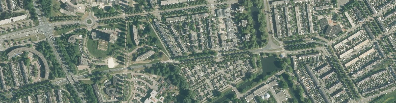 Luchtfoto van Parkwijk Noordwest