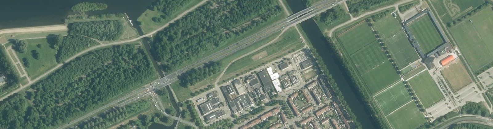 Luchtfoto van Bedrijventerrein Gietersplaats