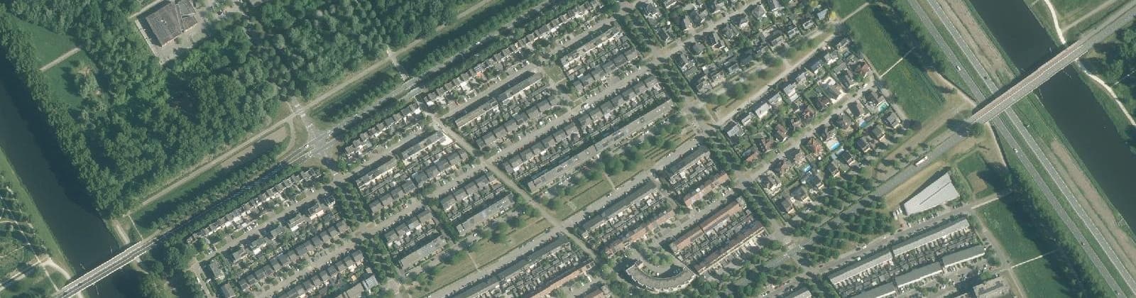 Luchtfoto van Tussen de Vaarten N.- Noord
