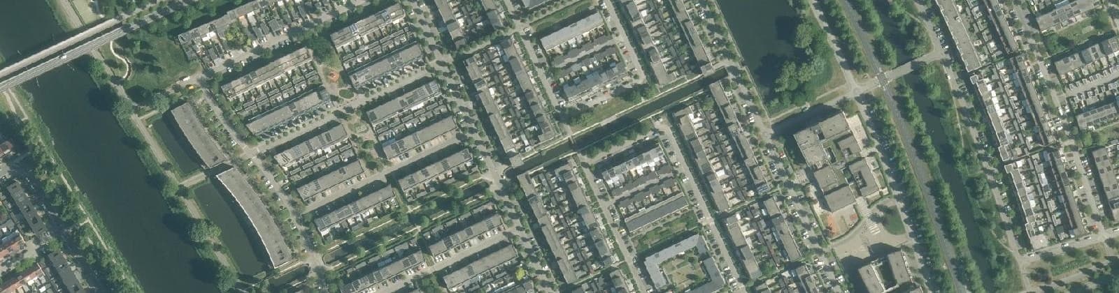 Luchtfoto van Tussen de Vaarten Z.- Zuidwest