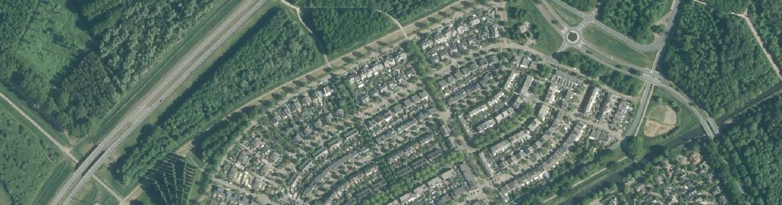 Luchtfoto van Muziekwijk N.-Noord