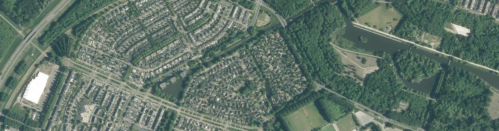 Luchtfoto van Muziekwijk N.-Noordoost
