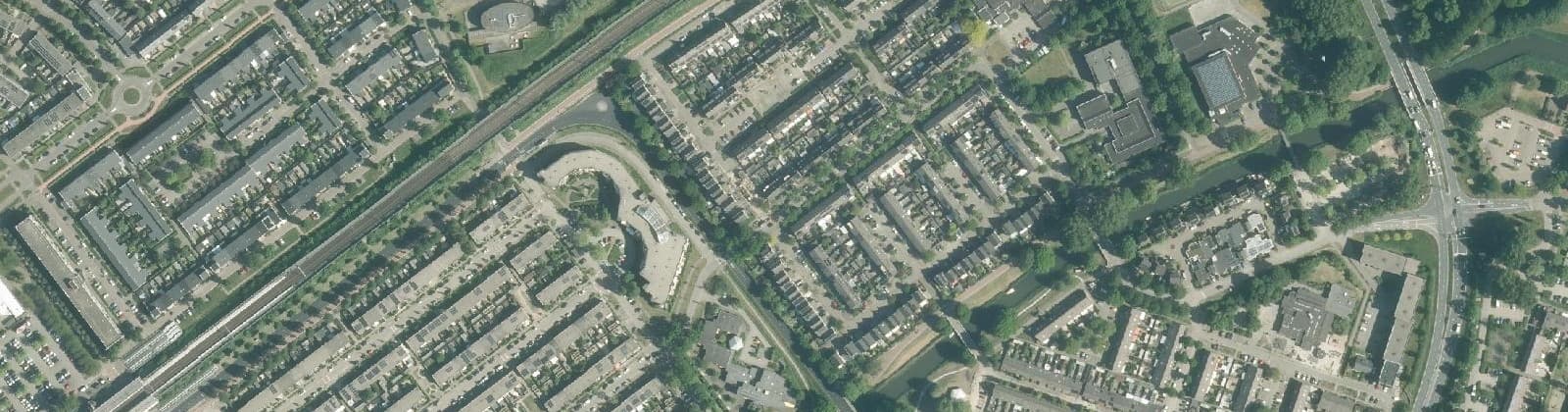 Luchtfoto van Muziekwijk Z.-Noord