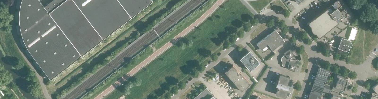 Luchtfoto van Bedrijventerrein De Binderij