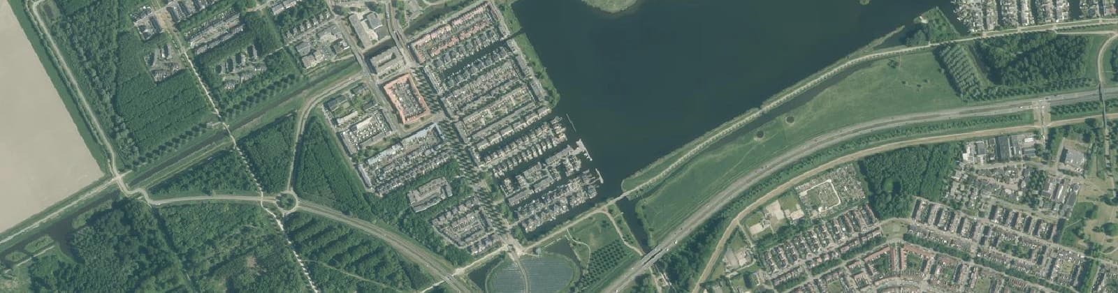 Luchtfoto van Noorderplassen W.-Zuid