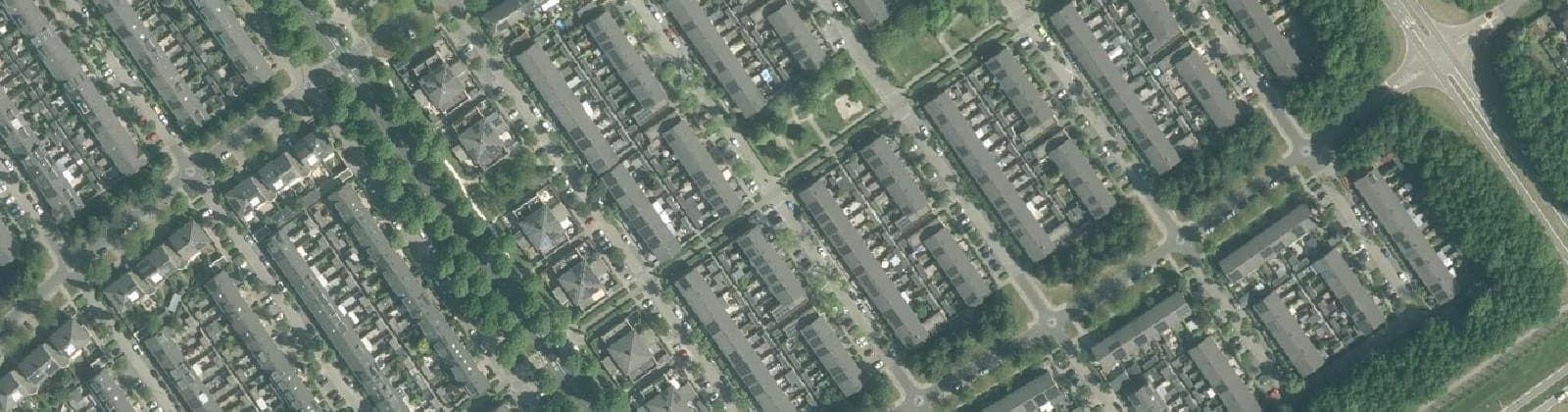 Luchtfoto van Seizoenenbuurt Oost