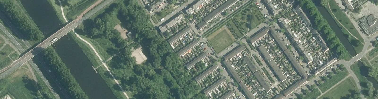 Luchtfoto van Bouwmeesterbuurt West