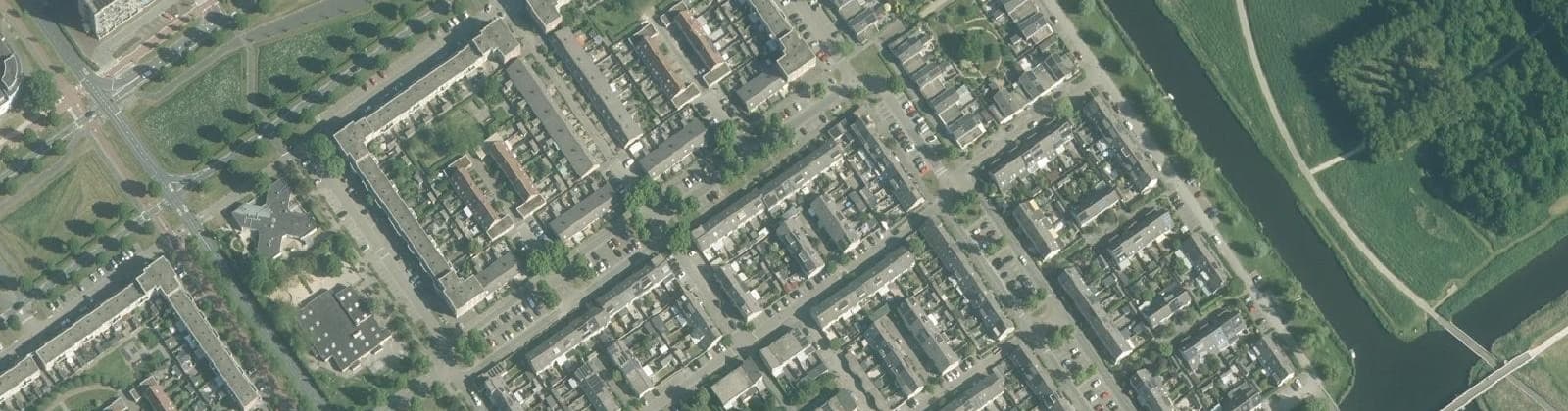 Luchtfoto van Bloemenbuurt Noord