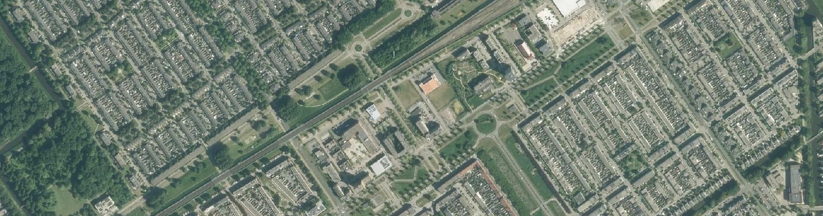 Luchtfoto van Indische Buurt West