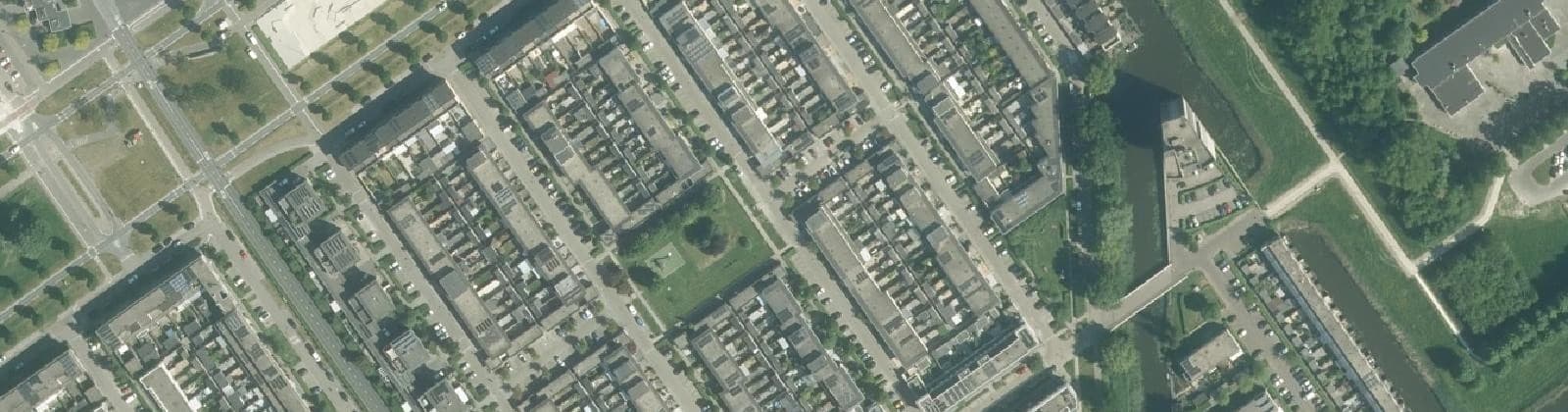 Luchtfoto van Eilandenbuurt Noord
