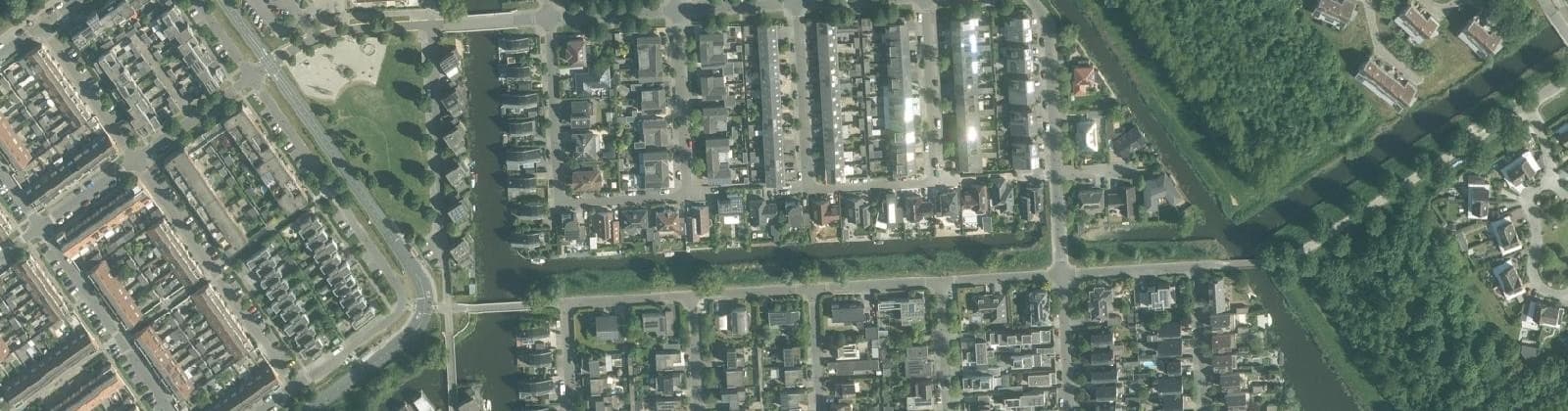 Luchtfoto van Eilandenbuurt Oost