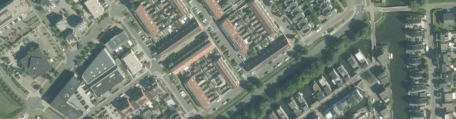Luchtfoto van Eilandenbuurt Zuid