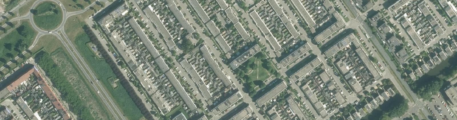 Luchtfoto van Eilandenbuurt West