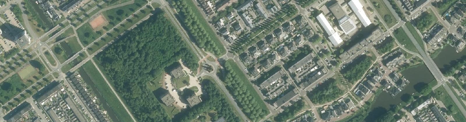 Luchtfoto van Stripheldenbuurt Noordwest