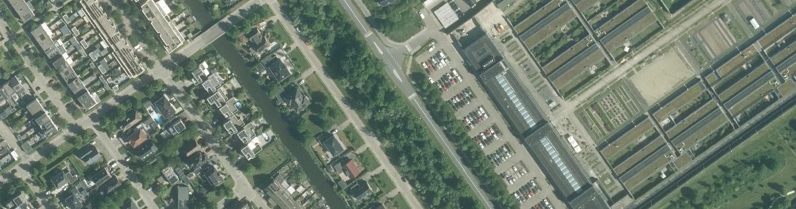 Luchtfoto van Stripheldenbuurt Oost