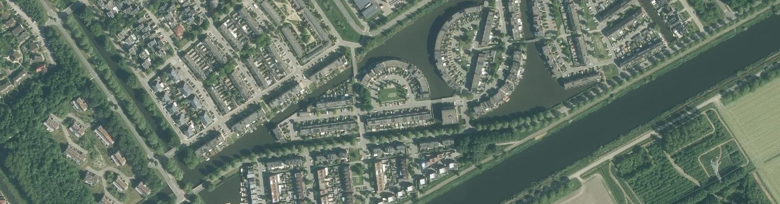 Luchtfoto van Stripheldenbuurt Zuid