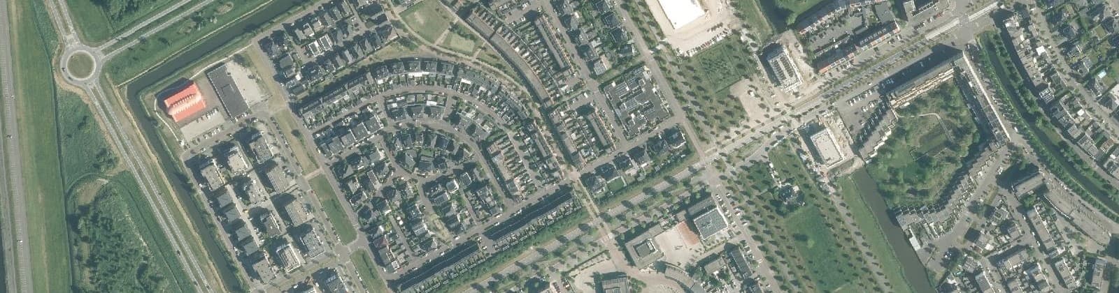 Luchtfoto van Columbuskwartier Noord