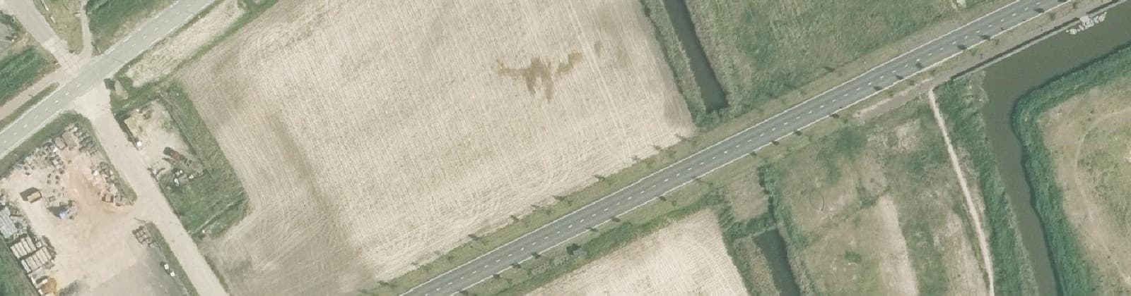 Luchtfoto van Bedrijventerrein Het Ambacht