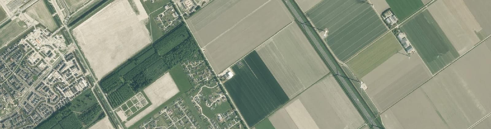 Luchtfoto van Oosterwold Noord