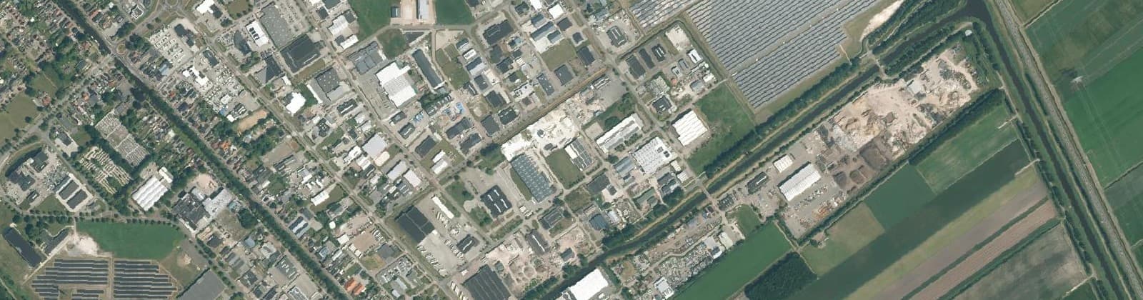 Luchtfoto van Industriegebied Vleddermond