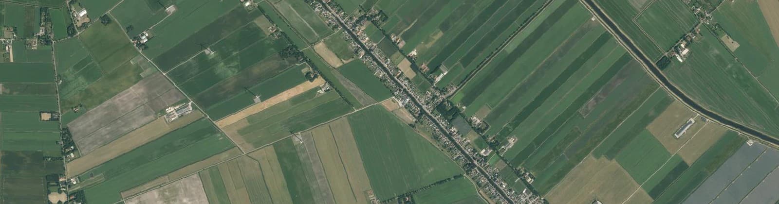 Luchtfoto van Stadskanaal Noord Landskant