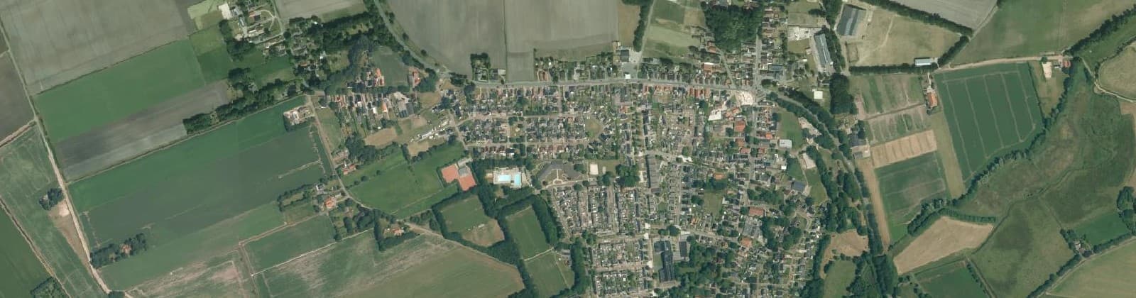 Luchtfoto van Onstwedde