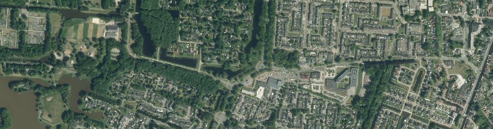 Luchtfoto van Veendam-Sorghvliet
