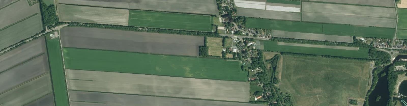 Luchtfoto van Borgercompagnie (gedeeltelijk)