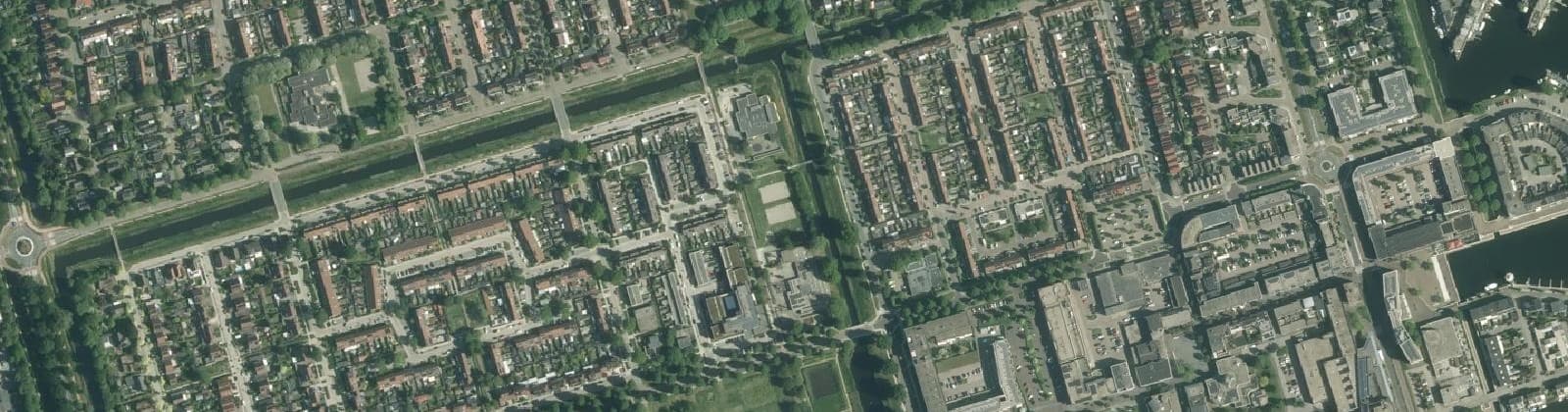 Luchtfoto van Eerste woonwijk
