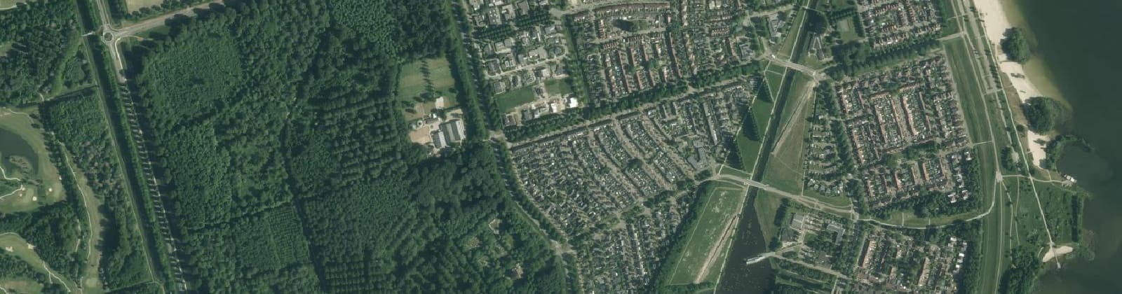 Luchtfoto van Tweede woonwijk