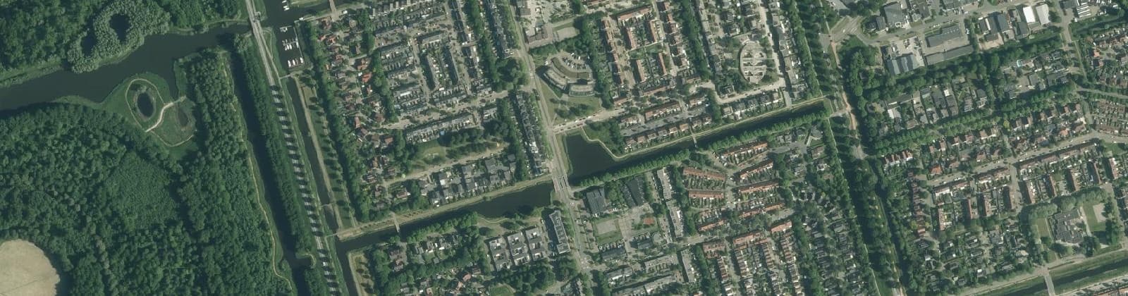 Luchtfoto van Derde woonwijk